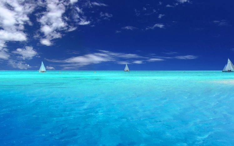 photography, Water, Sea, Sailing ship HD Wallpaper Desktop Background