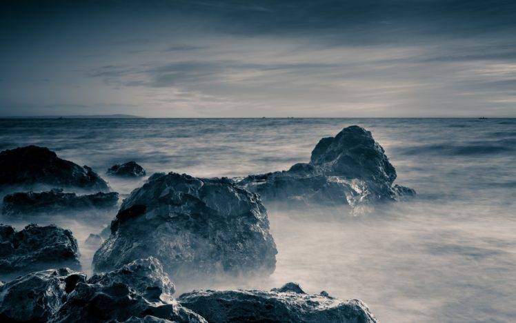 photography, Water, Sea, Coast, Rock HD Wallpaper Desktop Background