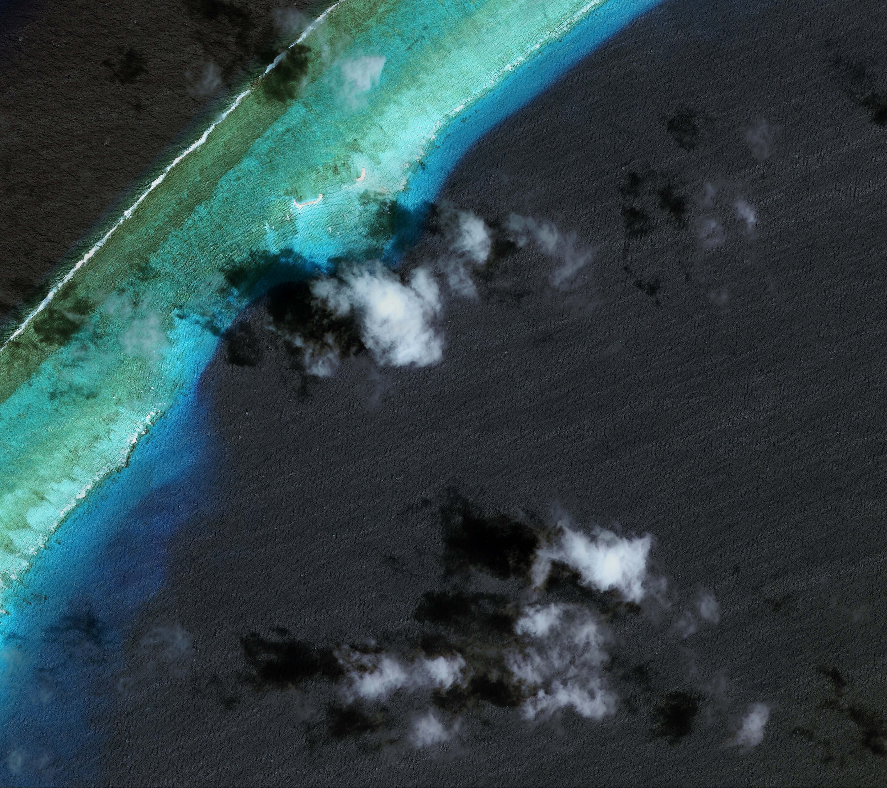 aerial view, Sea Wallpaper