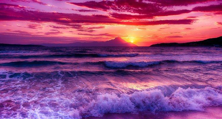 Sun, Beach, Sea, Nature HD Wallpaper Desktop Background