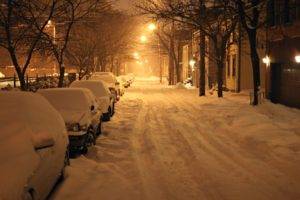 photography, Night, Winter, Street, City, Urban, Snow, Street light