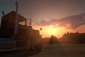ATS, American Truck Simulator, Sunset