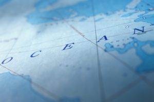 map, Sea, Continents, Lines, Depth of field, Text, Blue, Typography