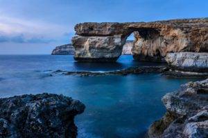 Malta, Rock, Sea, Coast