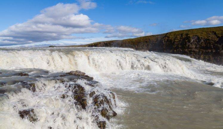 Iceland, Waterfall, Nature HD Wallpaper Desktop Background