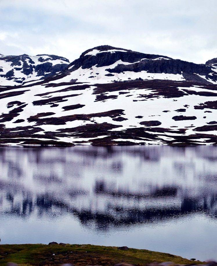 mountains, Landscape, Snow, Water, Reflection HD Wallpaper Desktop Background