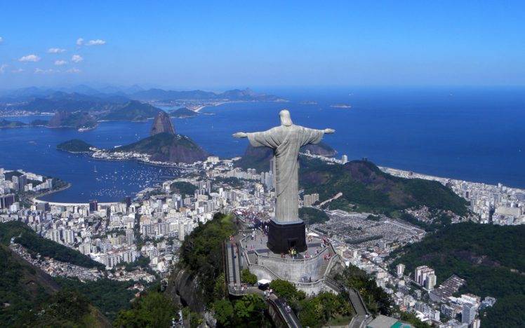city, Water, Sky, Rio de Janeiro, Brazil HD Wallpaper Desktop Background