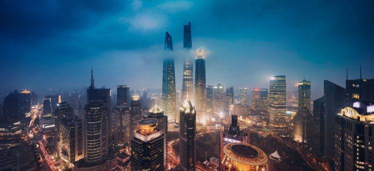 sky, City, Shanghai HD Wallpaper Desktop Background