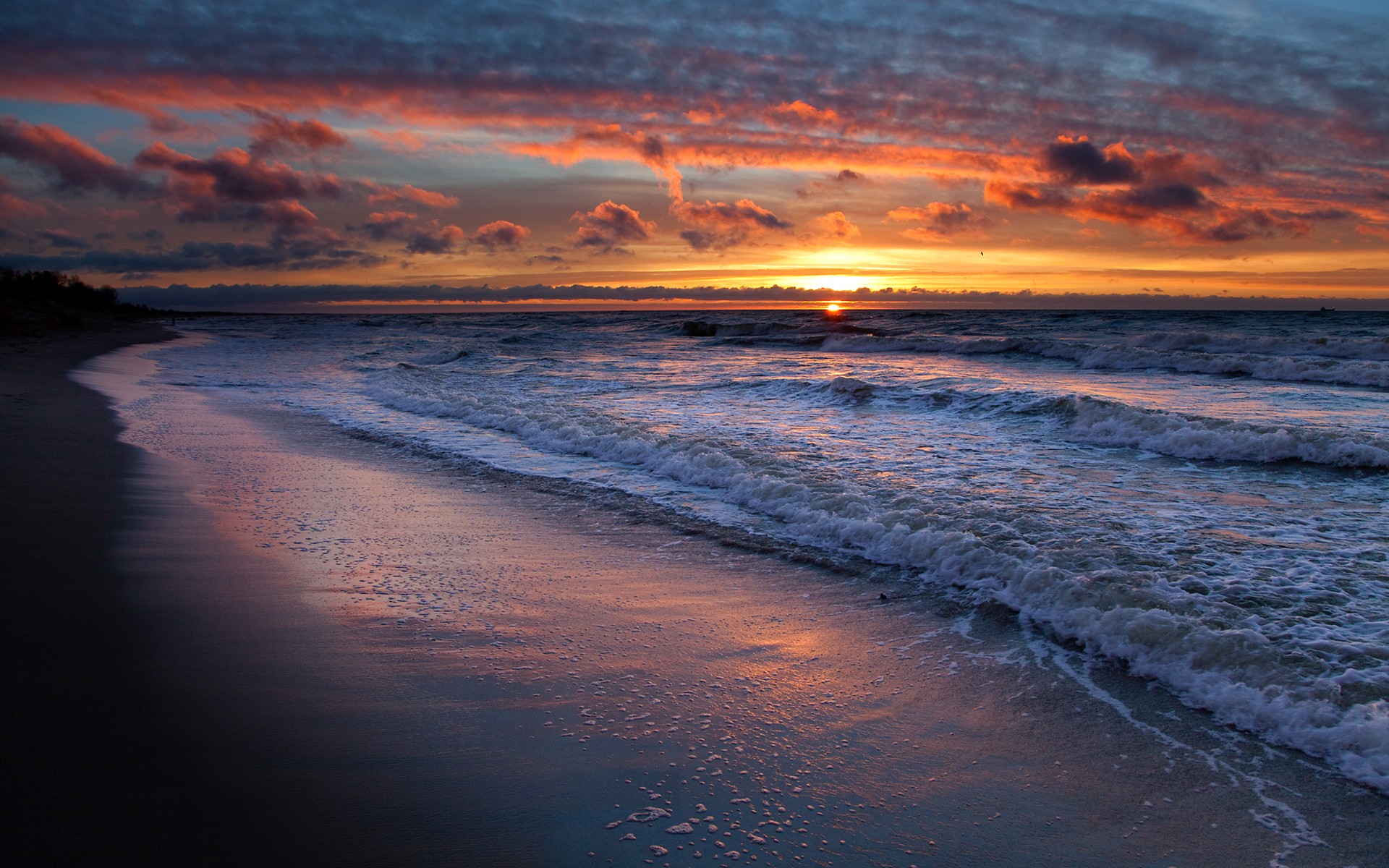 beach, Water