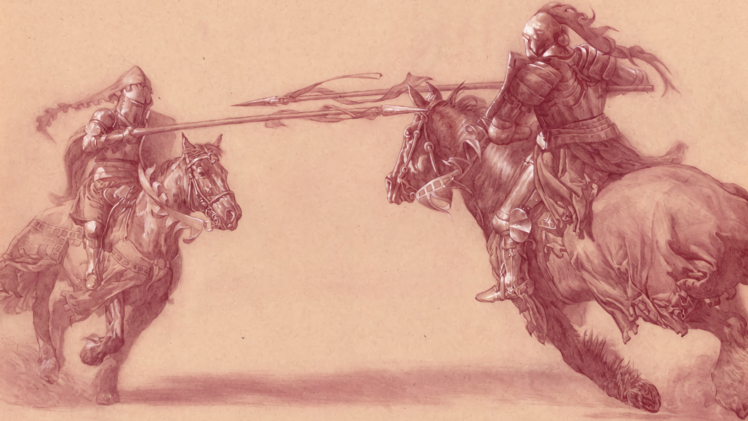 battle, Lance, Horse riding, Horse HD Wallpaper Desktop Background