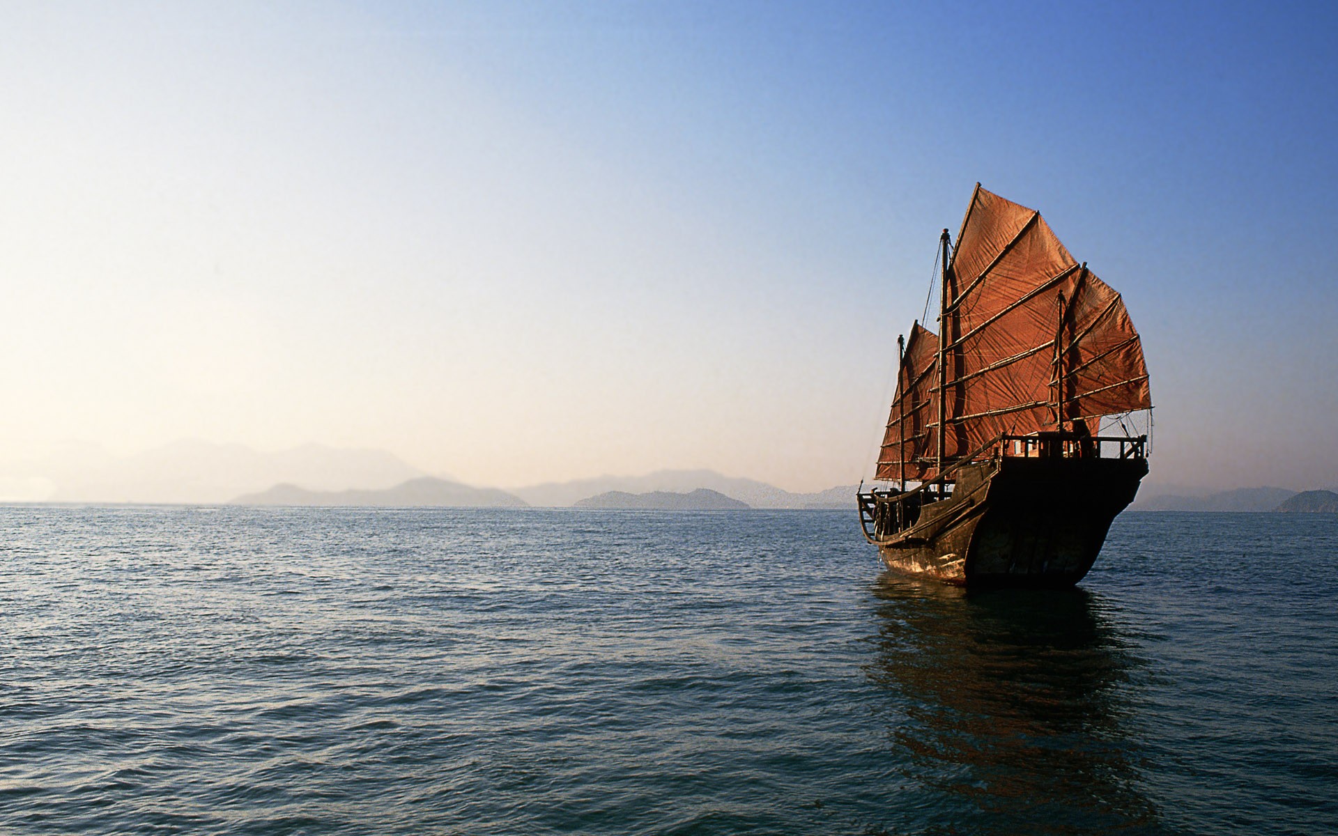 boat, Sea, China Wallpaper