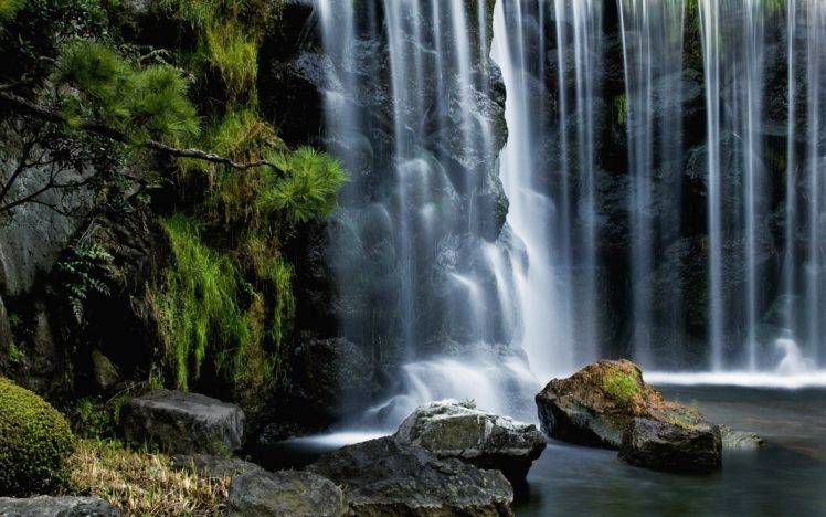 waterfall, Nature HD Wallpaper Desktop Background
