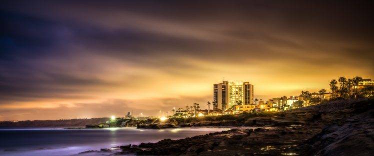 San Diego, City, Sky, Shore HD Wallpaper Desktop Background