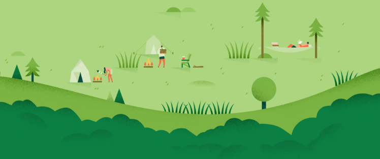 forest, Camping, Minimalism HD Wallpaper Desktop Background