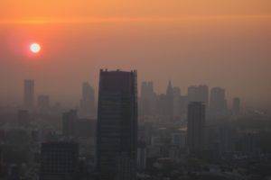 Japan, Tokyo, Sunset, Cityscape, Skyline
