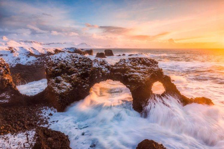 Iceland, Sea, Nature HD Wallpaper Desktop Background