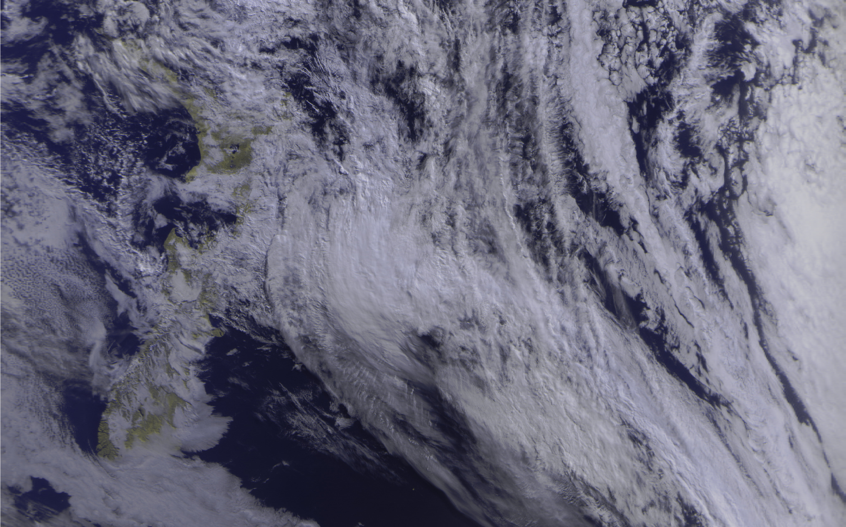 New Zealand, Space, Meteor M N2, Clouds, Satellite imagery Wallpaper