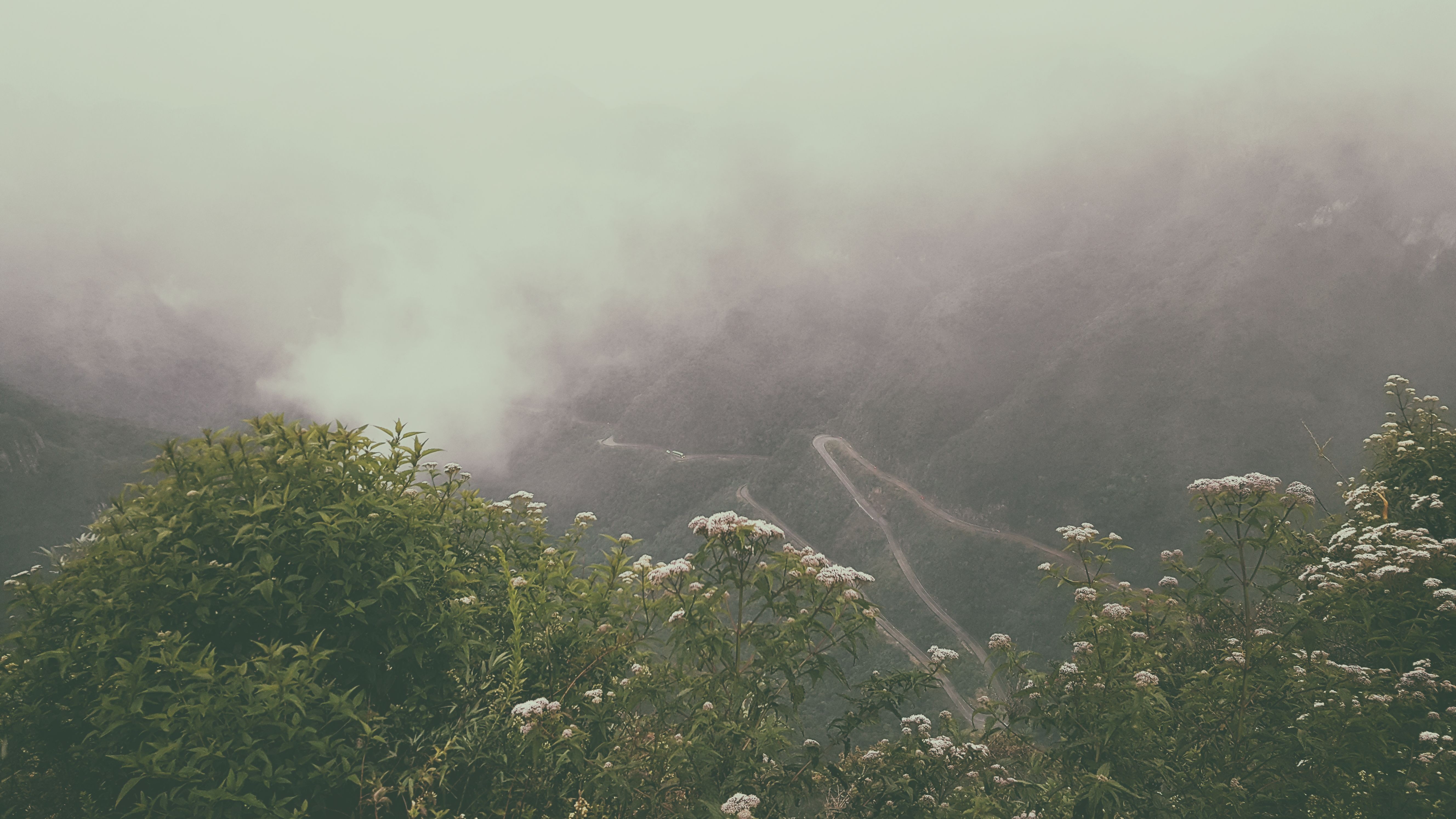 mountains, Clouds, Nature Wallpaper