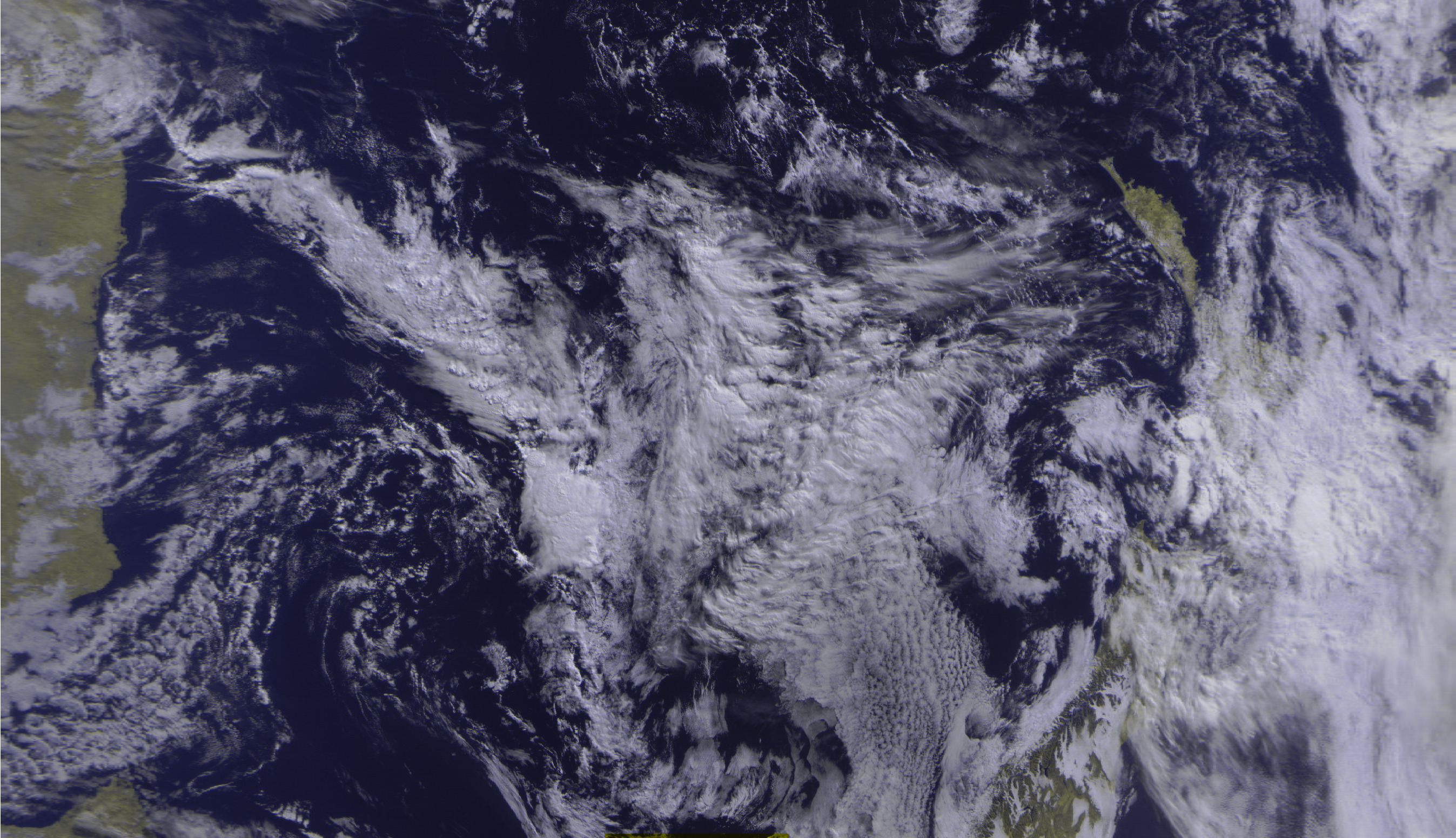 New Zealand, Australia, Tasman Sea, Satellite imagery, Meteor M N2, Space Wallpaper
