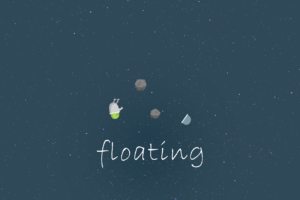 astronaut, Space, Stars, Night, Floating, Asteroid, Sky, Illustration