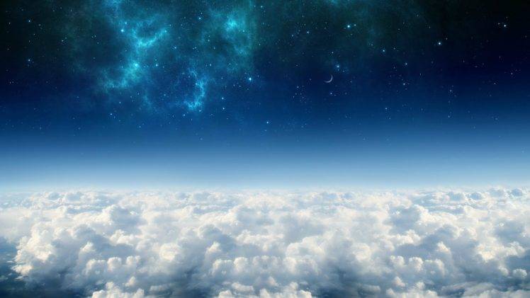 space, Clouds HD Wallpaper Desktop Background