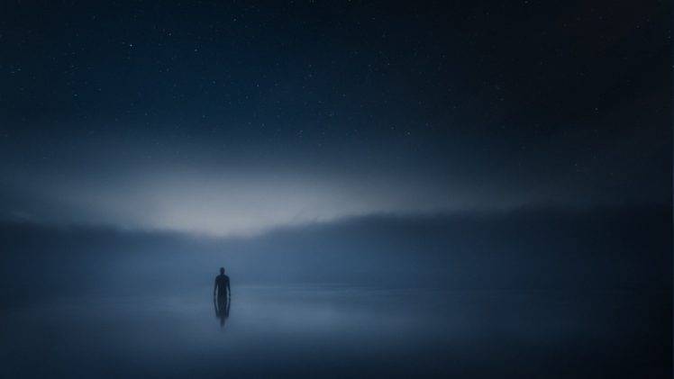 space, River, Animations, Alone, Clouds, Mist HD Wallpaper Desktop Background