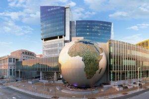 architecture, Urban, City, Town, Raleigh, North Carolina, USA, Street, Modern, Globes, Sphere, Museum, Glass, Africa, Clouds, Earth