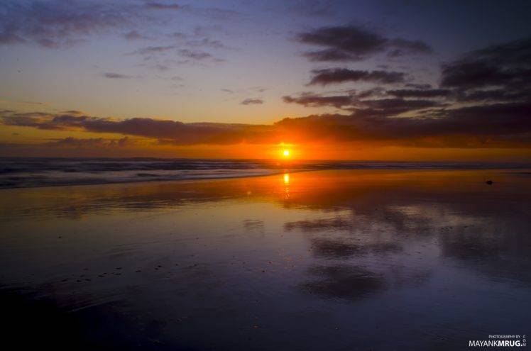 sunset, Auckland HD Wallpaper Desktop Background