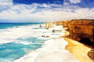nature, Sky, Twelve Apostles, Australia, Sea