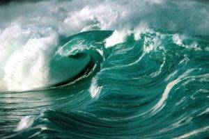 nature, Sea, Waves
