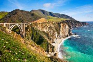 California, Bridge, Nature, Sky, Sea