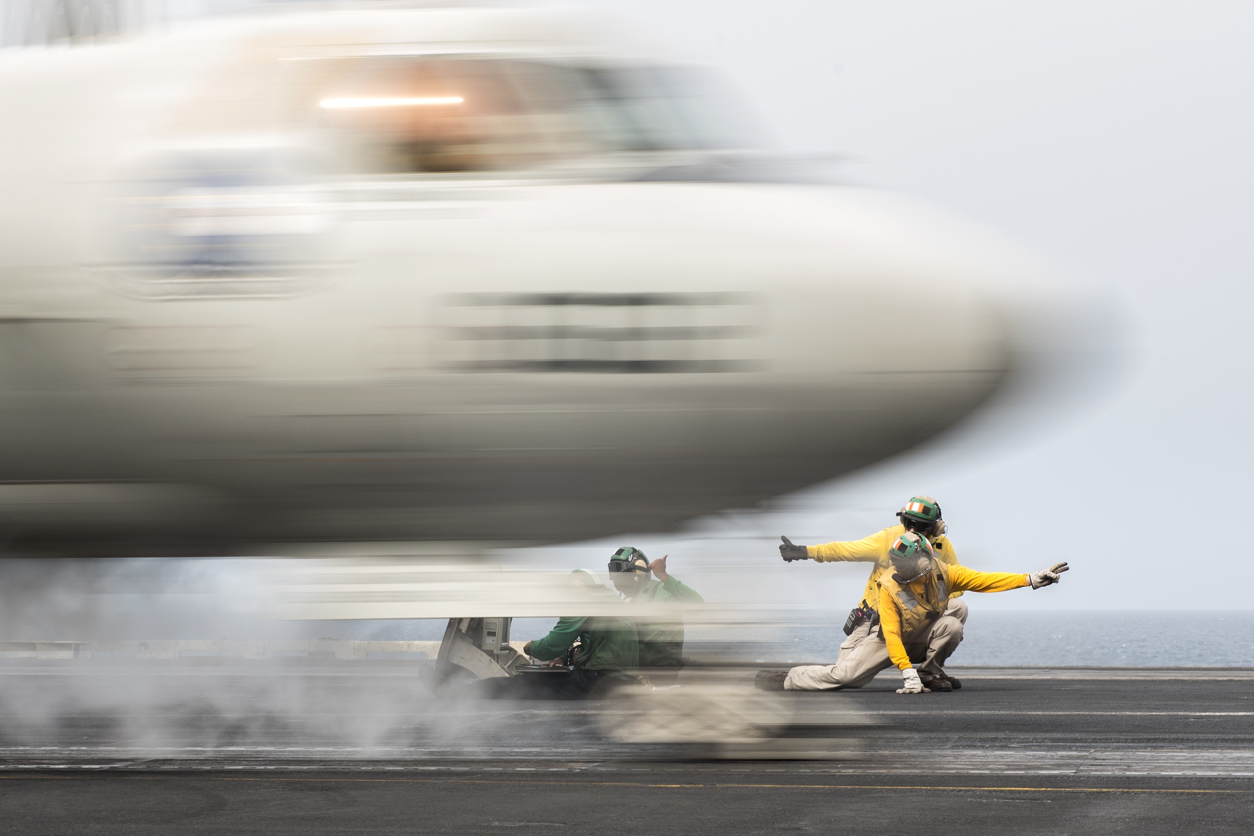 aircraft, Vehicle, Aircraft carrier, Motion blur, Military aircraft, Military, E 2 Hawkeye Wallpaper