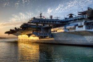 aircraft, USS Midway, Aircraft carrier, Sea