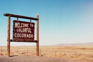 colorful, Colorado, Desert, Fence, Mountains, Summer, Sky