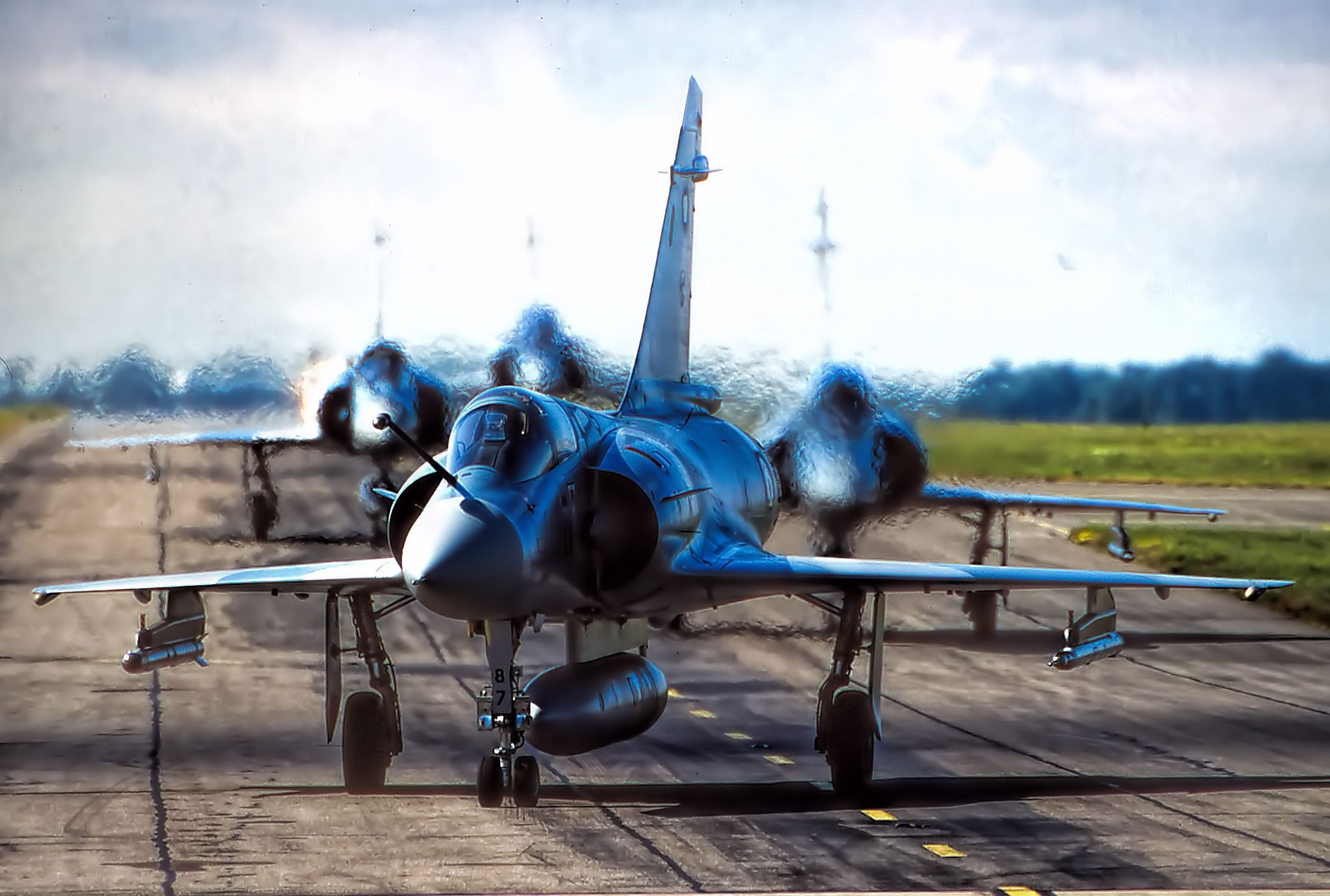 military aircraft, Vehicle, Mirage 2000 Wallpaper