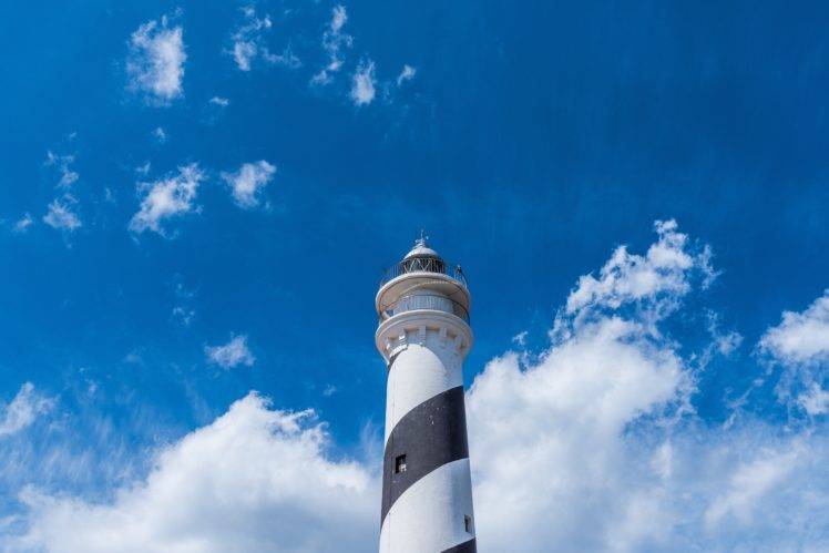 lighthouse, Clouds, Sky HD Wallpaper Desktop Background