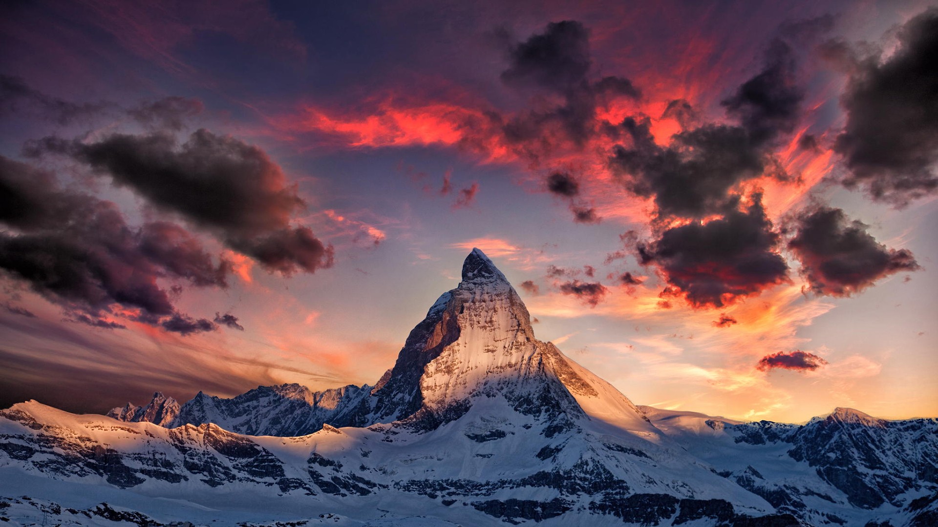 nature, Mountains, Alps, Matterhorn Wallpaper