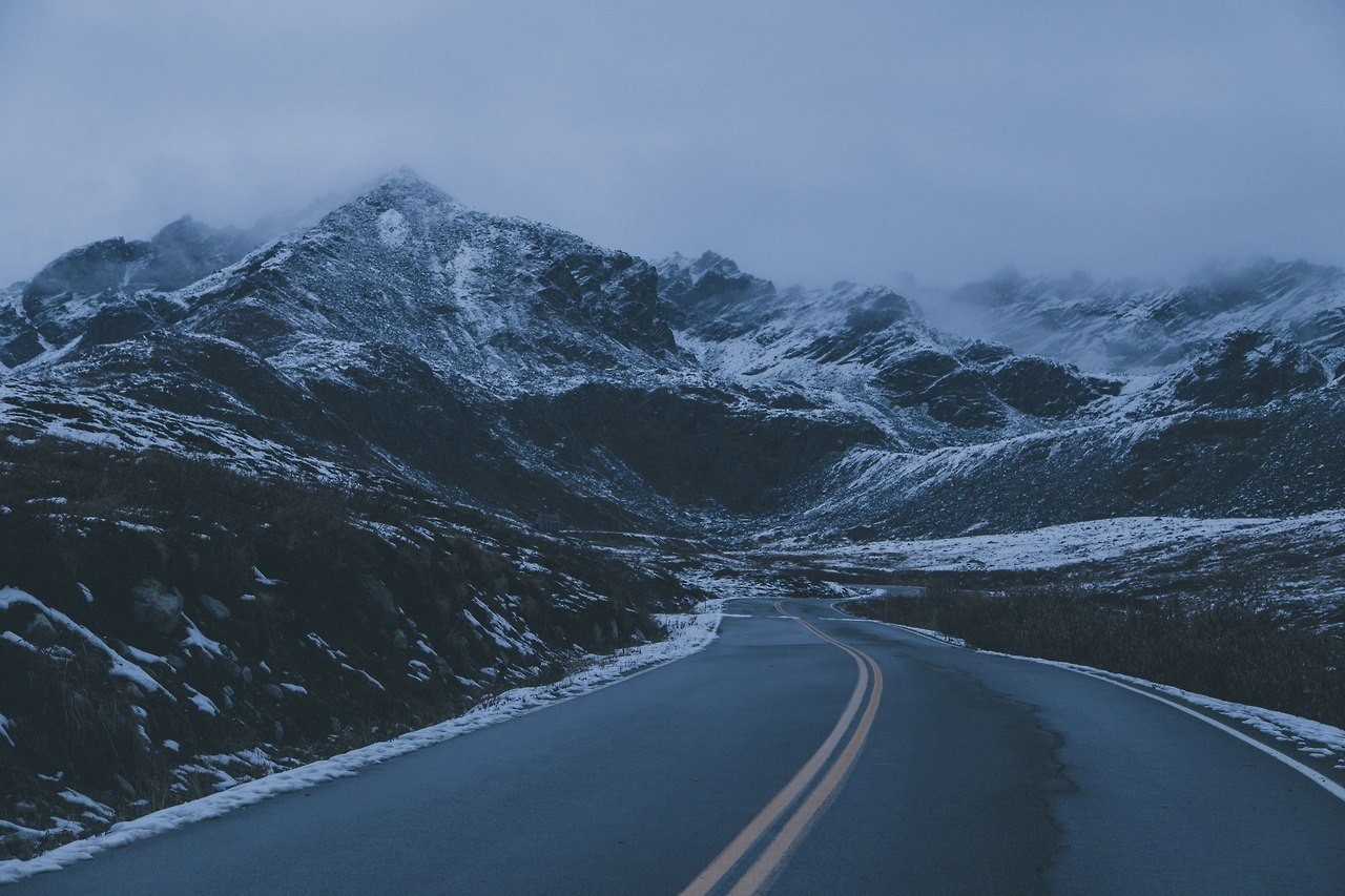 nature, Mountains, Winter, Snow Wallpaper