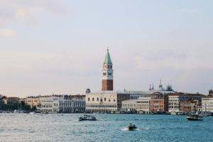 skyline, Architecture, Sea, Cityscape, Boat, Venice