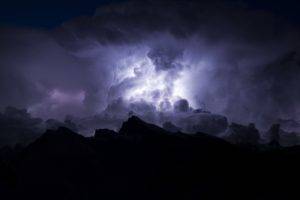 nature, Storm, Lightning