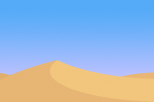 dune, Desert, Clear sky, Minimalism