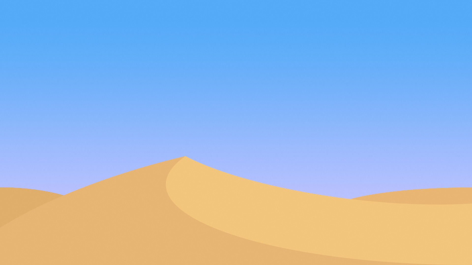 dune, Desert, Clear sky, Minimalism Wallpaper