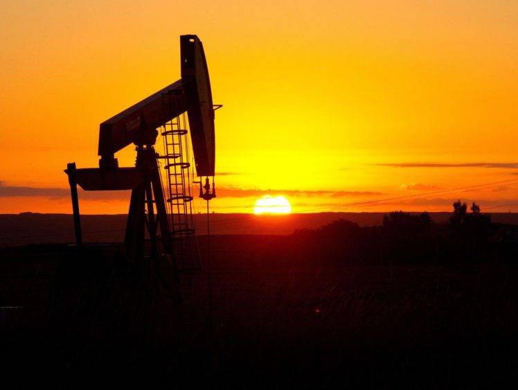 oil pump, Sunset HD Wallpaper Desktop Background