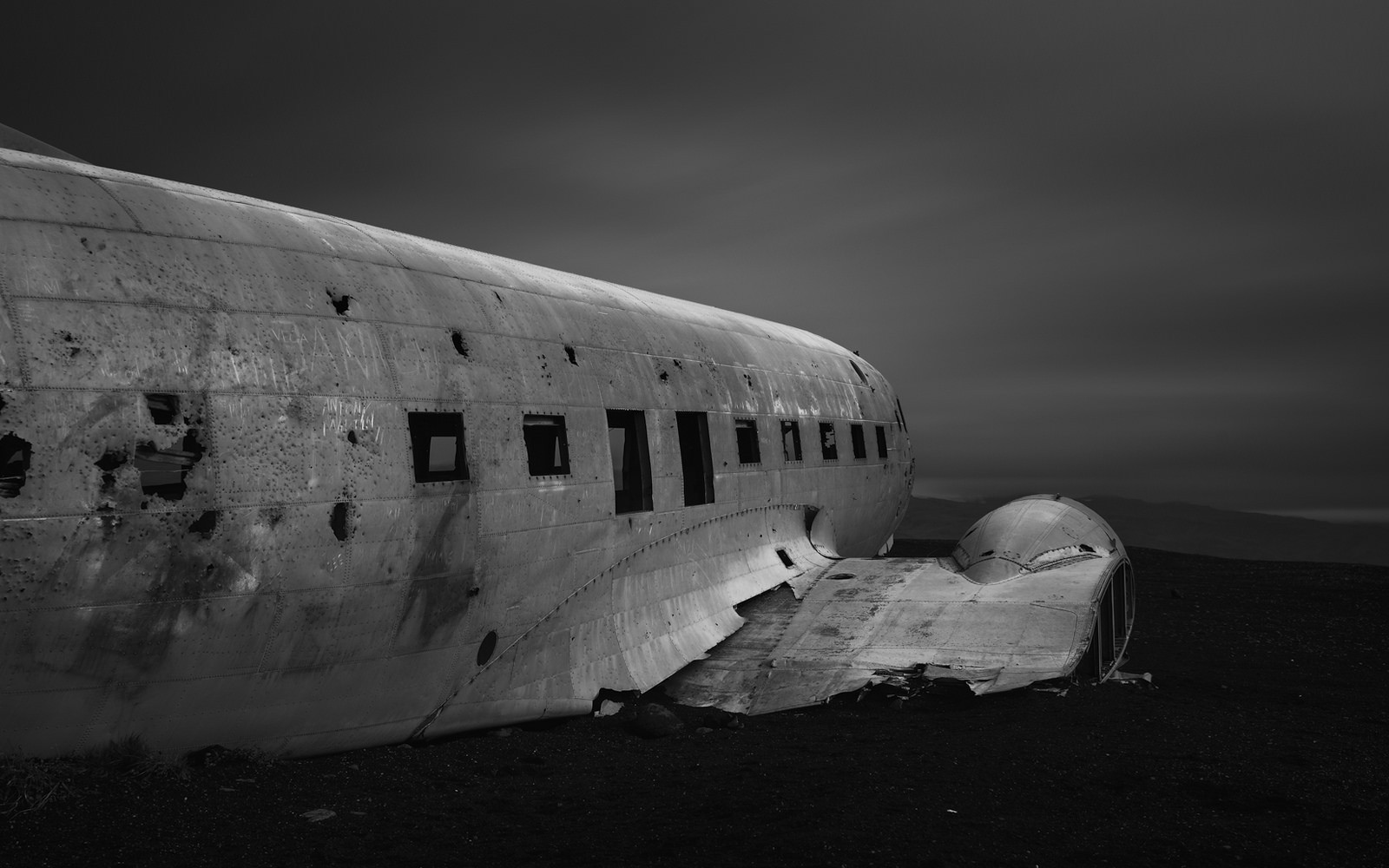 photography, Abandoned, Crash, Airplane, Sky Wallpaper
