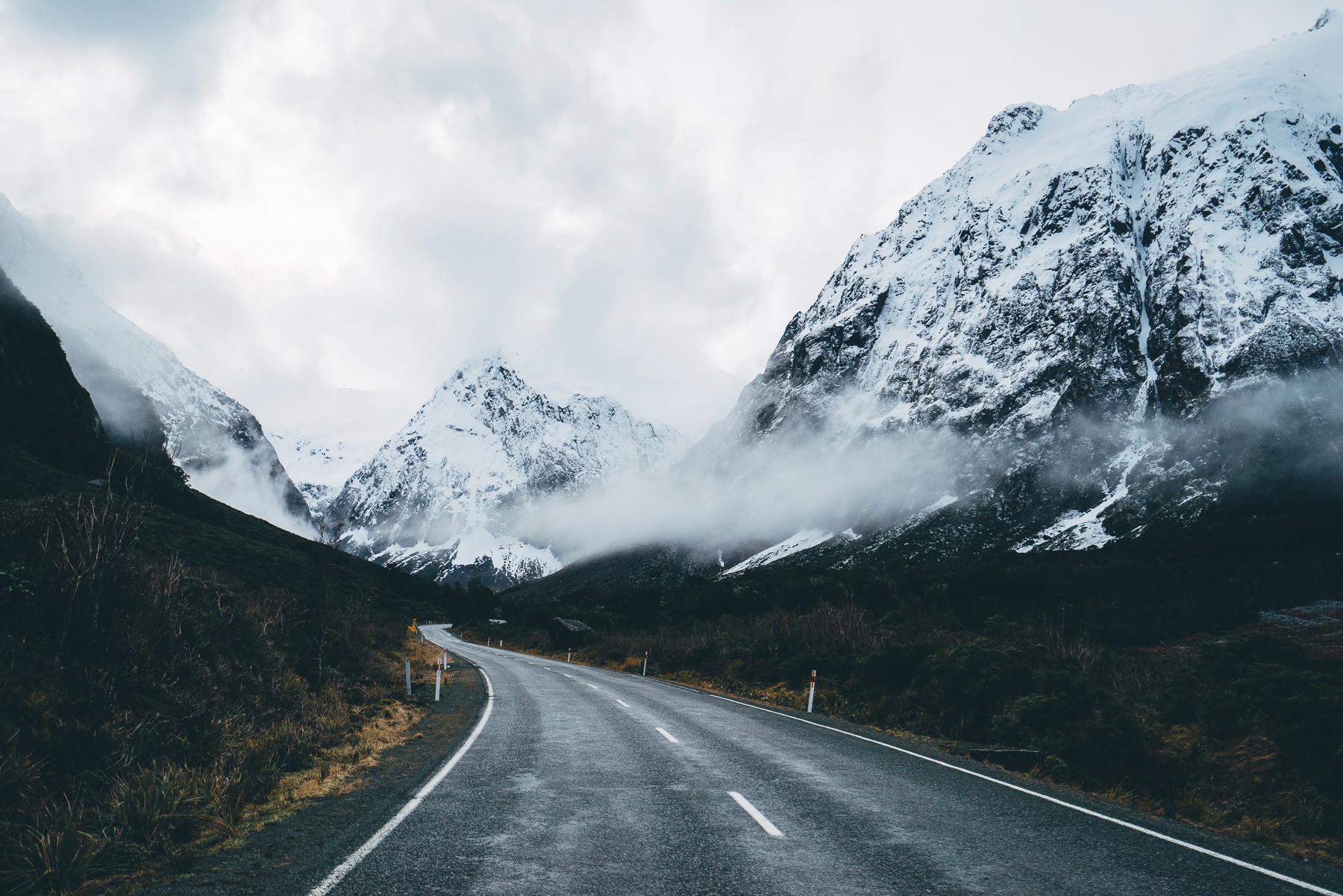 nature, Mountains, Road Wallpaper