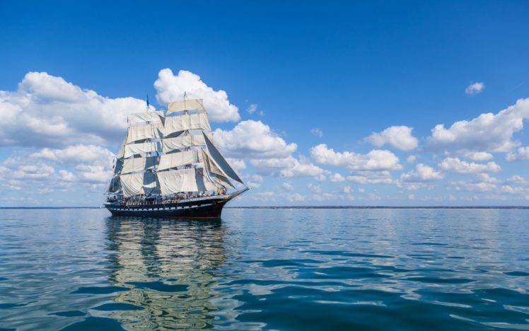 sailing, Ship, Sea HD Wallpaper Desktop Background