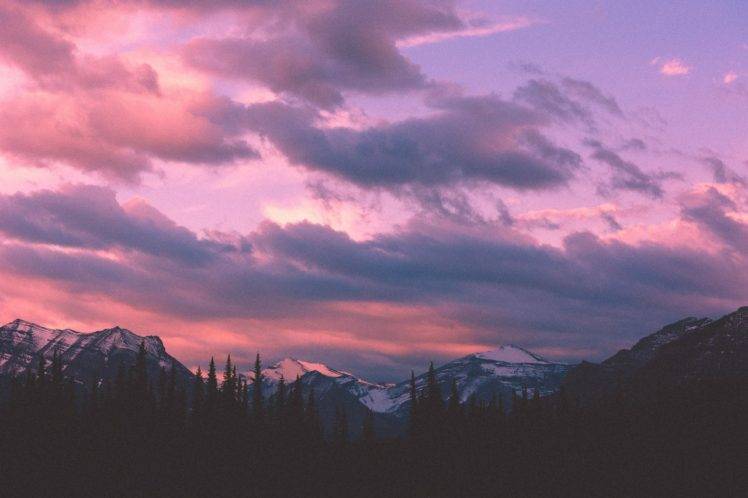 nature, Mountains, Sky, Forest HD Wallpaper Desktop Background