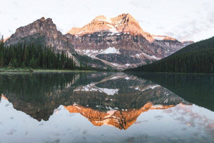 nature, Mountains, Water, Forest HD Wallpaper Desktop Background