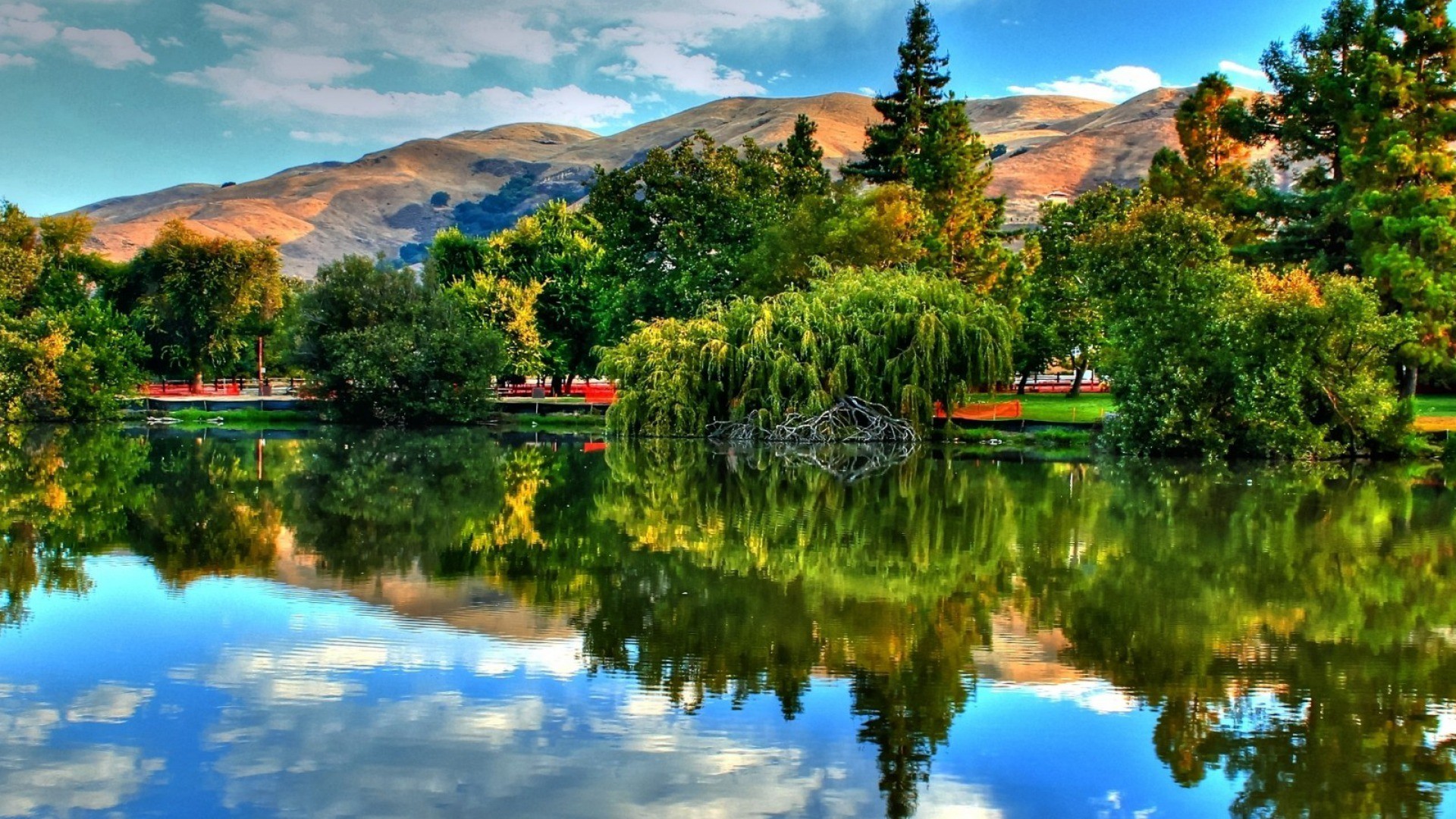 nature, Lake, Reflection Wallpaper