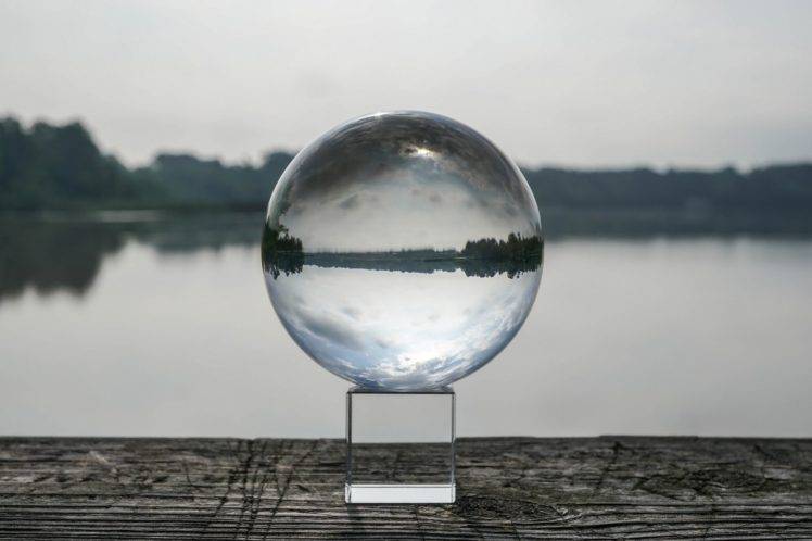 photography, Lake, Reflection, Balls, Ball, Transparent background, Sky, Wood HD Wallpaper Desktop Background